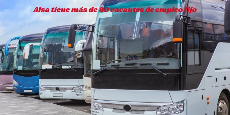 Alsa tiene más de 80 vacantes de empleo fijo