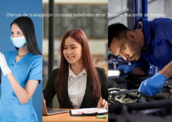 Ofertas de trabajo con contrato indefinido en el Sistema Nacional de Empleo