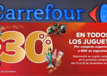 Carrefour anuncia un 30% de descuento en juguetes