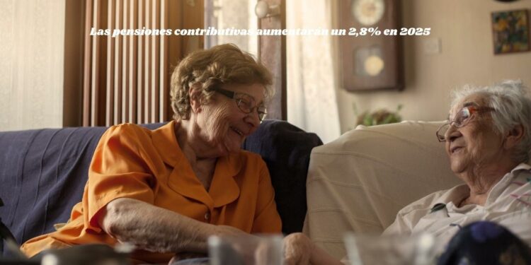 Las pensiones contributivas aumentarán un 2,8% en 2025