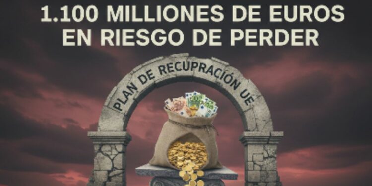 España en riesgo de perder 1100 millones de euros del Plan de Recuperación de la UE