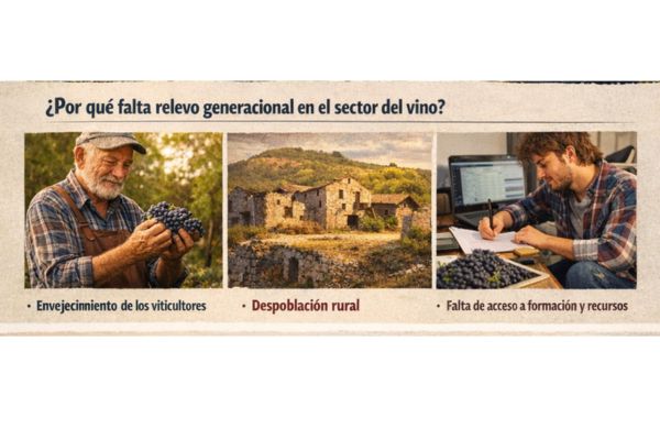 La industria del vino en España: el desafío del relevo generacional
