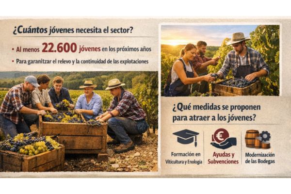 La industria del vino en España: el desafío del relevo generacional