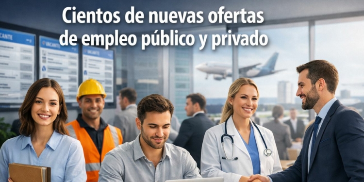 Cientos de nuevas ofertas de empleo público y privado impulsan el inicio de 2026