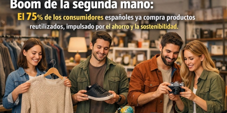 El mercado de segunda mano se dispara en España: tres de cada cuatro consumidores ya compran productos reutilizados