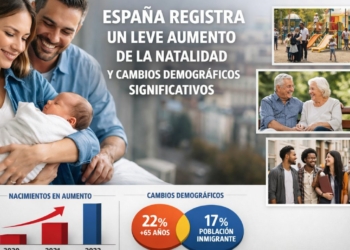 España registra un leve aumento de la natalidad en un contexto de profundo cambio demográfico
