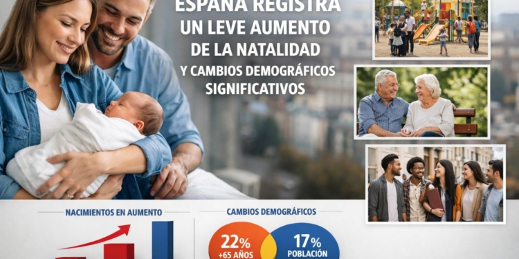 España registra un leve aumento de la natalidad en un contexto de profundo cambio demográfico