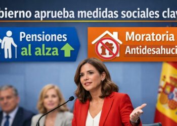 Gobierno aprueba medidas sociales clave: pensiones al alza y moratoria antidesahucios