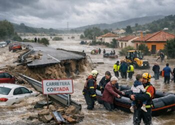 La borrasca Leonardo azota Andalucía con fuerza