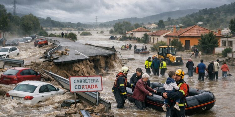 La borrasca Leonardo azota Andalucía con fuerza