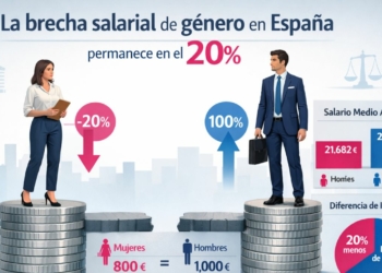 La brecha salarial de género en España sigue estancada en el 20 %