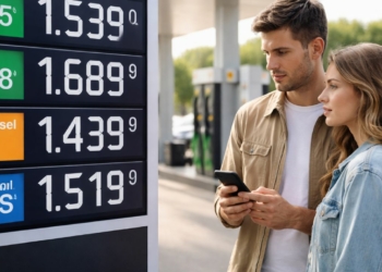 Precio de la gasolina y diésel hoy en España