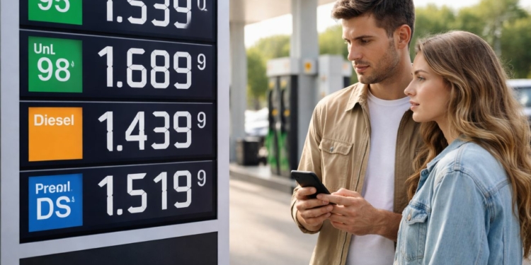 Precio de la gasolina y diésel hoy en España