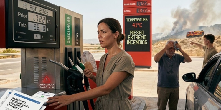 Actualidad en España hoy 19 de agosto de 2026: gasolina, calor extremo, incendios y ayudas del SEPE