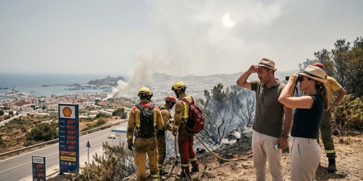 Noticias de hoy 11 de agosto en España: Incendios, Ceuta, eclipse solar, calor y precios de la luz y la gasolina