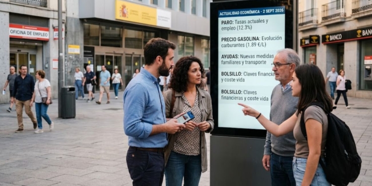 Actualidad de España hoy 2 de septiembre de 2026: paro, gasolina, ayudas y las claves que afectan al bolsillo