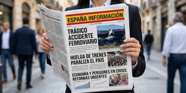 Accidente ferroviario huelga de trenes economía y pensiones en España